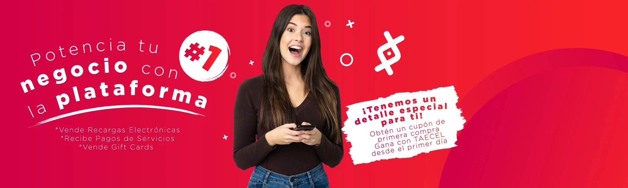 cupon de primer compra para recargas electrónicas